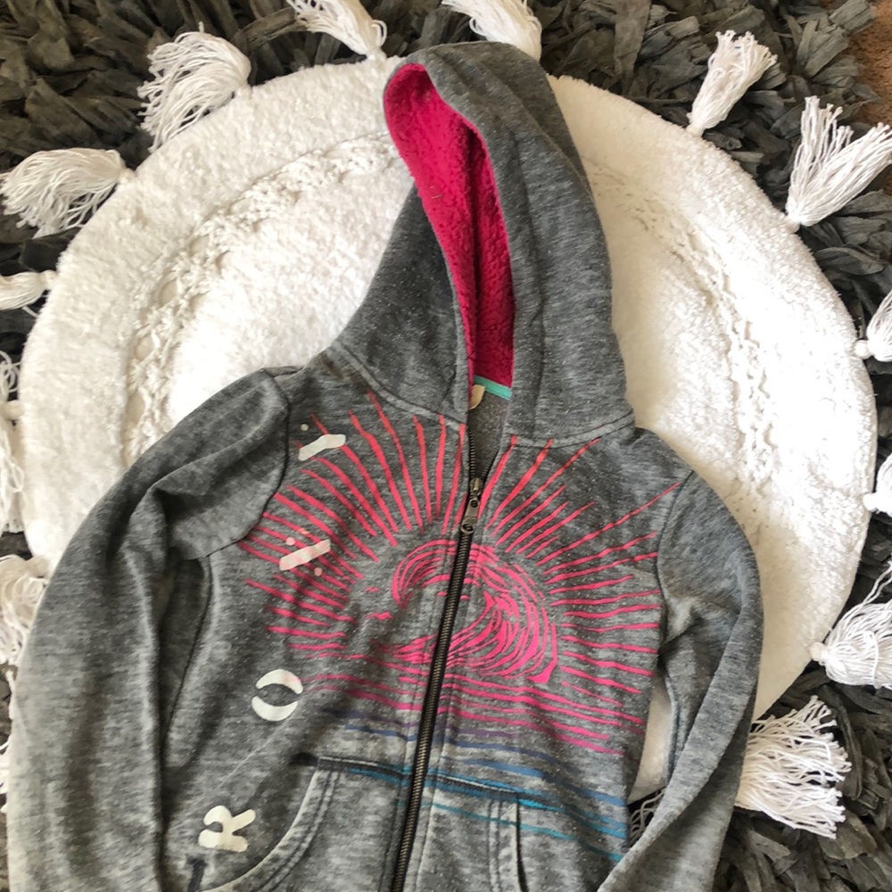 Girls Roxy Zip Up